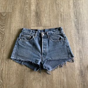 Vintage Levi’s 501s reworked shorts